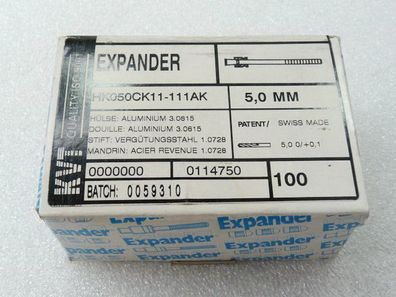 Koenig HK050-CK11-111AK Expander 5,0 mm ungebraucht in OVP VPE 100 Stck