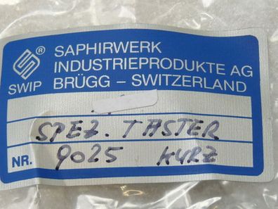 Saphirwerk Spez . Taster 9025 kurz Kugeldurchmesser 2 mm Länge ohne Kugel 19 mm