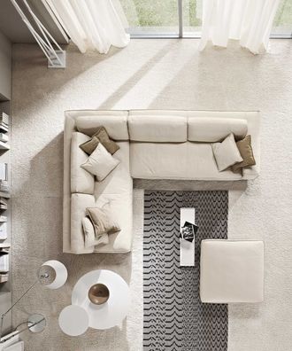 Wohnzimmer Ecksofa L-Form Modern Weiß Design Sofas Neu Ecksofa Polsterung Couch