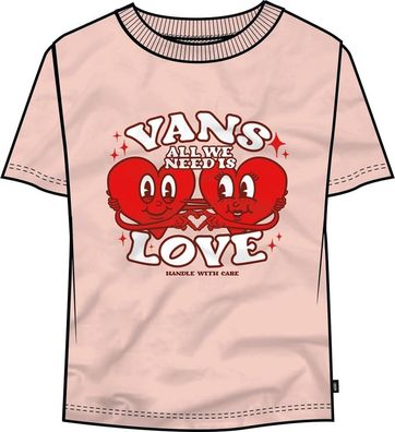 Vans Mädchen Kids Top Love Heart Crew 000GAT
