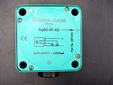 Pepperl + Fuchs NJ40-FP-A2 Induktiver Sensor 23949S