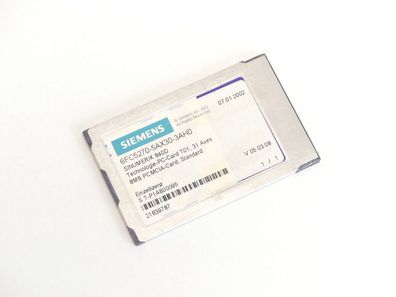 Siemens 6FC5270-5AX30-3AH0 Technologie-PC-Card T01 31 Axes SN: T-P1AB00095
