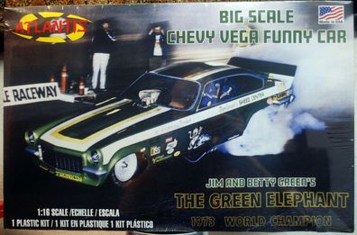 1973 Chevrolet Vega Funny Car The Green Elephant 1:16 Atlantis 1494