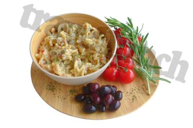 Travellunch 10 er Pack 'Mahlzeit', á 250 g, Pasta mit Oliven - vegetarisch