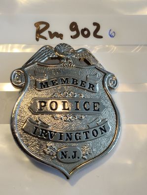 Polizei Brustabzeichen USA Police Irvibgton Göde Replik (rm902)