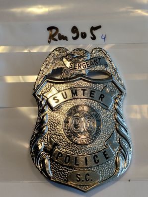 Polizei Brustabzeichen USA Sumter Police Göde Replik (rm905)