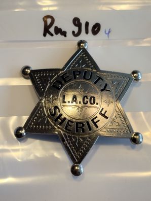 Polizei Brustabzeichen USA L.A. CO Deputy Göde Replik (rm910)