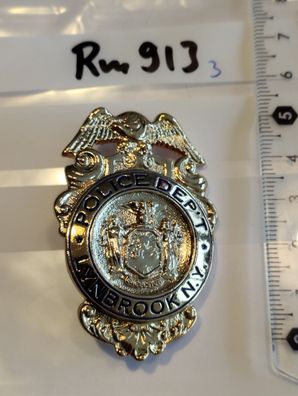 Polizei Brustabzeichen USA Lynbrook N.Y Göde Replik (rm913)