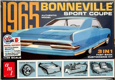 AMT 1260 1965 Pontiac Bonneville Sport Coupe 3&acute; n1 1:25