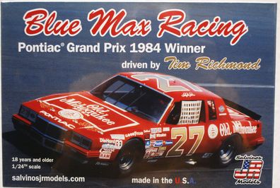 1984 Pontiac Grand Prix # 27 T. Richmond Blue Max Racing 1:25 Salvinos JR 159061