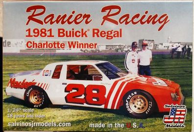 1981 Buick Regal # 28 B. Allison Hardees Ranier Racing 1:25 Salvinos JR 245672