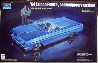 1964 Ford Falcon Futura Cabrio contemporary custom 2`n1 1:24 Trumpeter 02510