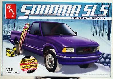 1995 GMC Sonoma Pickup & Snowboard 1:25 AMT 1168 wieder neu 2019