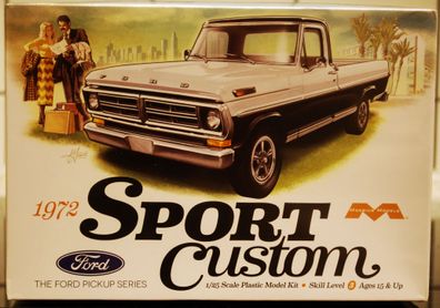 1972 Ford Sport Custom Pickup 1:25 Moebius 1220