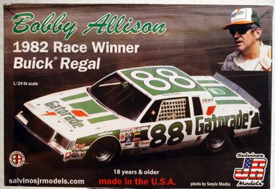 1982 Buick Regal Race Winner # 88 B. Allison Gatorade 1:25 Salvinos JR 084592