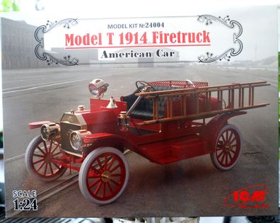 1914 Ford Model T Firetruck 1:24 ICM 24004