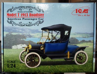 1913 Ford Model T Roadster 1:24 ICM 24001