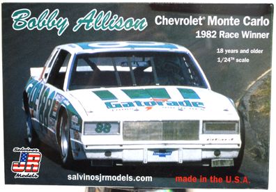 1982 Chevrolet Monte Carlo Gatorade # 88 Bobby Allison 1:25 Salvinos JR 142148