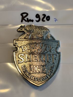 Polizei Brustabzeichen USA Los Angeles County Deputy Göde Replik (rm920)