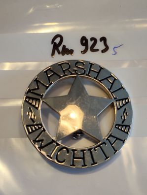 Polizei Brustabzeichen USA Wichita Marshal Göde Replik (rm923)