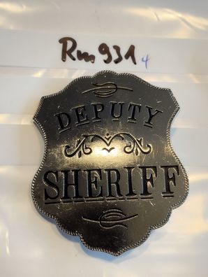 Polizei Brustabzeichen USA Deputy Sheriff Göde Replik (rm931)