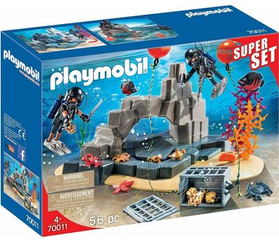 Playmobil 70011 SEKTaucheinsatz PolzeiEinsatz Unterwasser Spielzeug SuperSet