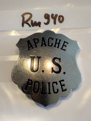 Polizei Brustabzeichen USA Apache Police Göde Replik (rm940)