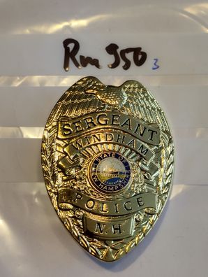 Polizei Brustabzeichen USA Windham Police Göde Replik (rm950)