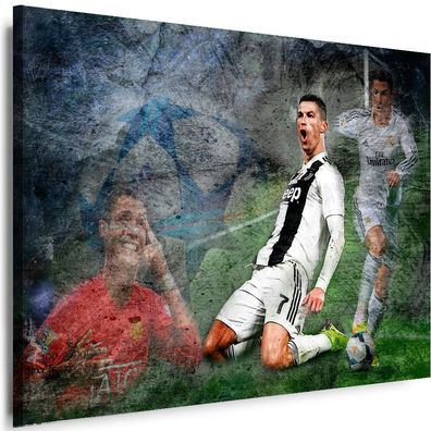 Bilder Leinwand C Ronaldo Sport Fußball Wandbilder XXL