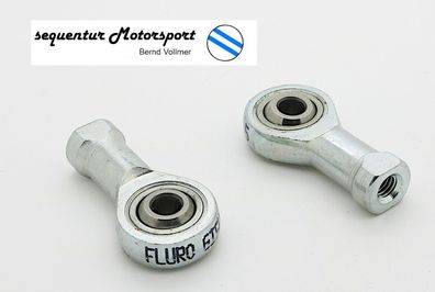 Gelenkköpfe GISW 5, wartungsfrei, 5 mm Innengewinde / Bohrung. Spielfrei DIN 648