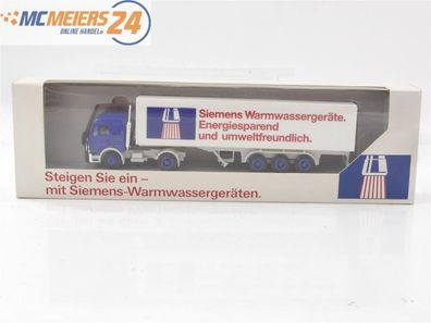 Herpa H0 Modellauto Sondermodell LKW MB "Siemens Warmwassergeräte" 1:87 E611a