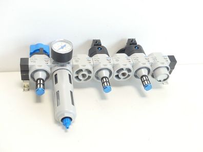 Festo Wartungseinheit mit LFR-D-MINI + HE- + -2x HEE- + HEL- + 2x FRM-…-D-MINI