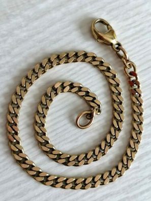 Gold Armband Panzekette Gelbgold 333, Länge 20.5cm, Breite 4 mm, 6.04g , Top!