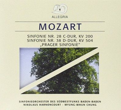 CD: Mozart Symphonien Nr. 28 & 38 (2003) Allgria 221049-205
