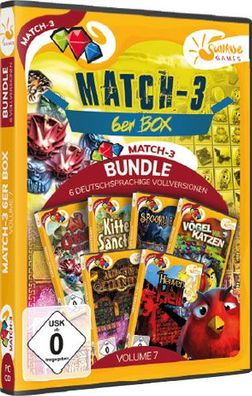 Match 3 6-er Box Vol. 7 PC Sunrise - Sunrise - (PC Spiele / Sammlung)