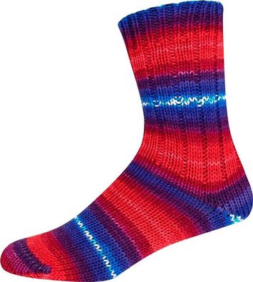 ONline Sockenwolle Sortierung 342 6-fach Merino - Color 150 g Farbe 2877