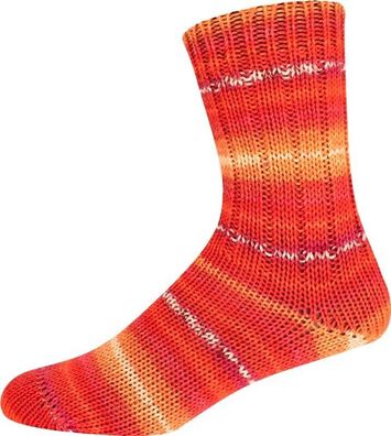 ONline Sockenwolle Sortierung 342 6-fach Merino - Color 150 g Farbe 2875