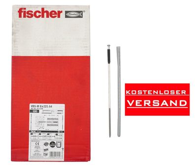 Fischer 100 St. Verblendsanieranker VBS-M 8x225 R rostfrei (A4) 514239