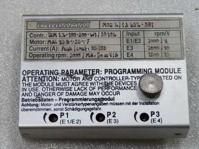 Indramat MOD 2/1X632-081 Programmiermodul für TDM 1 . 2 - 100 - 300 - W1 / So 10