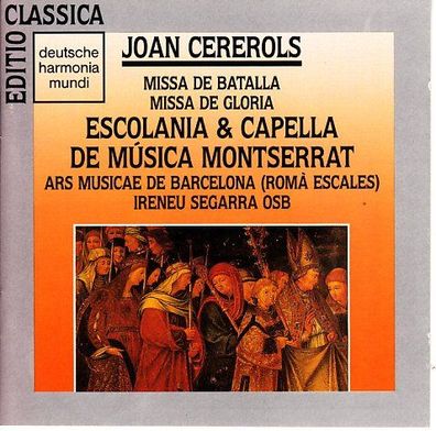 CD: Joan Cererols: Missa De Batalla / Missa De Gloria