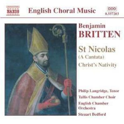 Benjamin Britten (1913-1976): St. Nicolas-Cantata op.42 - - (CD / S)