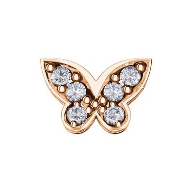 Frau Oro – DCHF6562 – Einzelelement-volare AUS Rosegold UND Diamanten