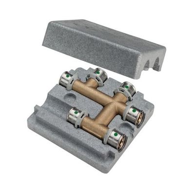 Viega Kreuzungs-T-Stück mit SC Sanfix P 2149 in 20x16x16mm Messing