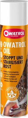 Owatrol Oil Spray, 300 ml, Farbloses Rostschutzspray, Grundierung, Metall