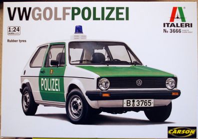 Italeri 3666 1978 VW Volkswagen Golf Polizei 1:24
