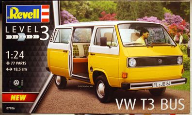 1979 Volkswagen VW T 3 Bus Bulli 1:24 Revell 07706