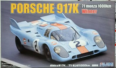 Fujimi 126166 1971 Gulf Porsche 917 K # 2 Monza 1000 KM Winner 1:24