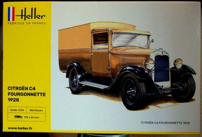 1928 Citroen C 4 Fourgonnette 1:24 Heller 80703