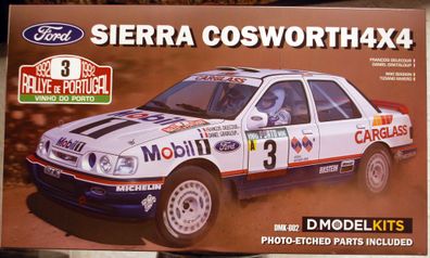 DModelkits 002 1992 Ford Sierra Cosworth 4x4 Rallye Portugal 1:24 neu 2023