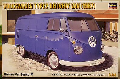1967 Volkswagen VW Bulli Typ 2 T 1 - VW Van Type 2 T 1, 1:24, Hasegawa 21209